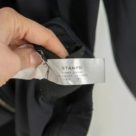 STAMPD 2K TRACK JACKET Black with white piping on sleeves | M - Picture 7 of 14